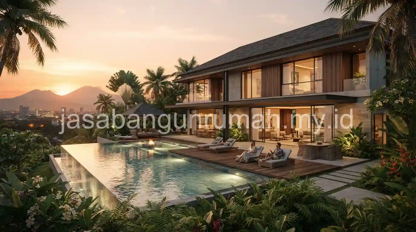 Proyek rumah mewah Surabaya
